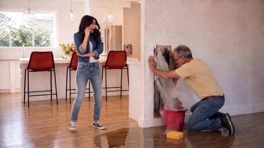 Rejected ServiceMaster water-damage AI ad take